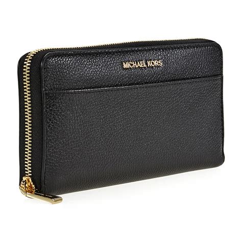 michael kors mercer wallet black|Michael Kors black wallet sale.